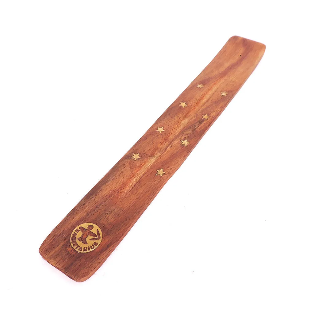 10" Wood Incense Holder - Astrology - Sagittarius