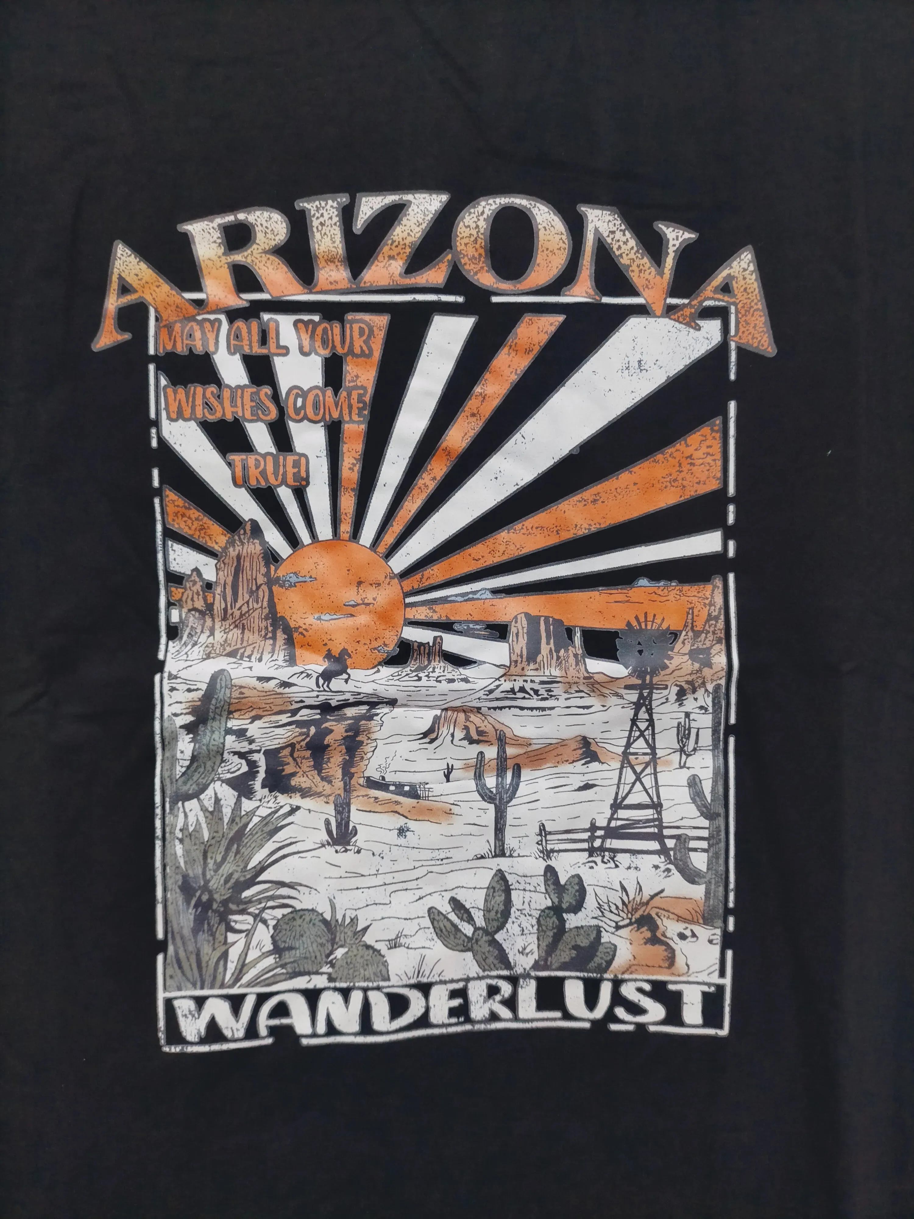 Arizona Wanderlust Black Band Tee