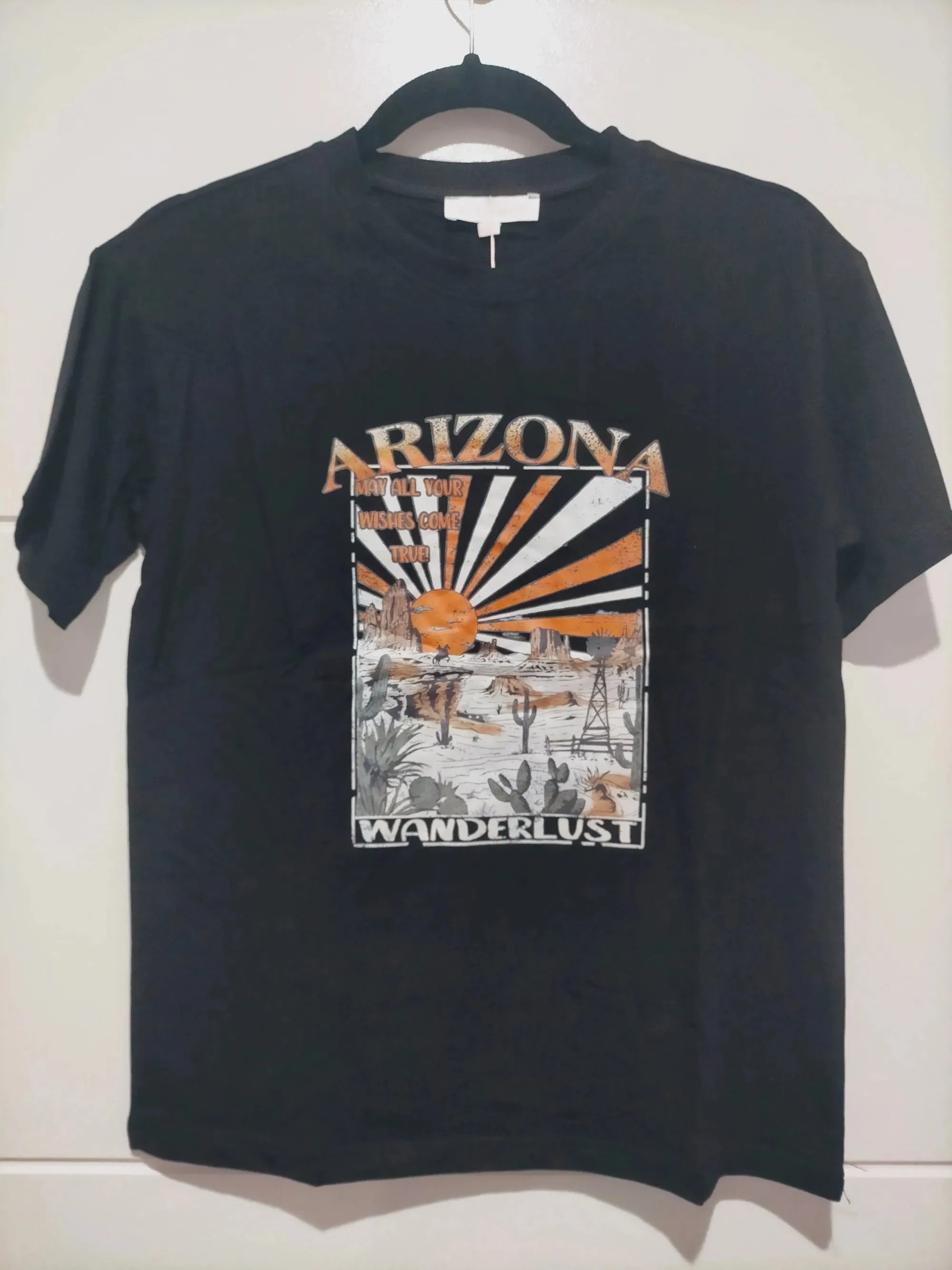 Arizona Wanderlust Black Band Tee