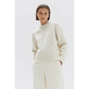 Assembly Label Skye Heavy Knit Long Sleeve Jumper - Cream