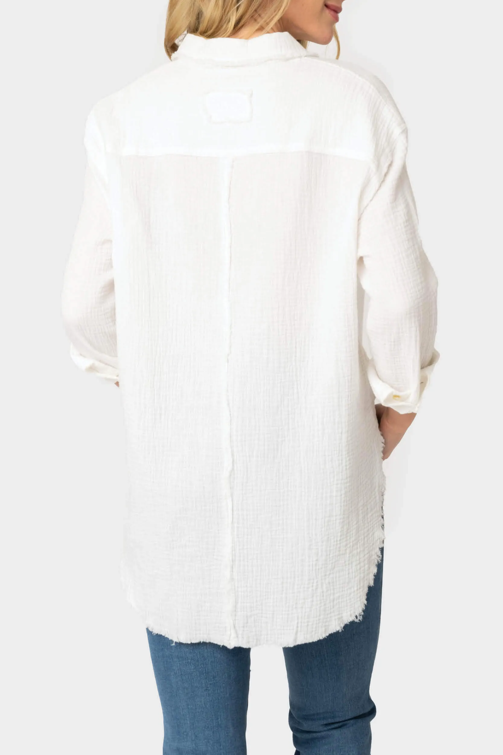 Beachside Gauze Button Front Shirt