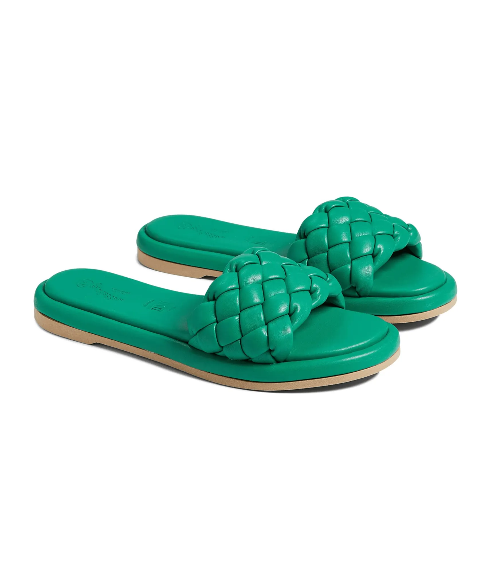 Bellissima Slides in Green