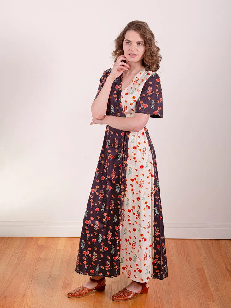 Brea Wrap Dress - Botanical Mix