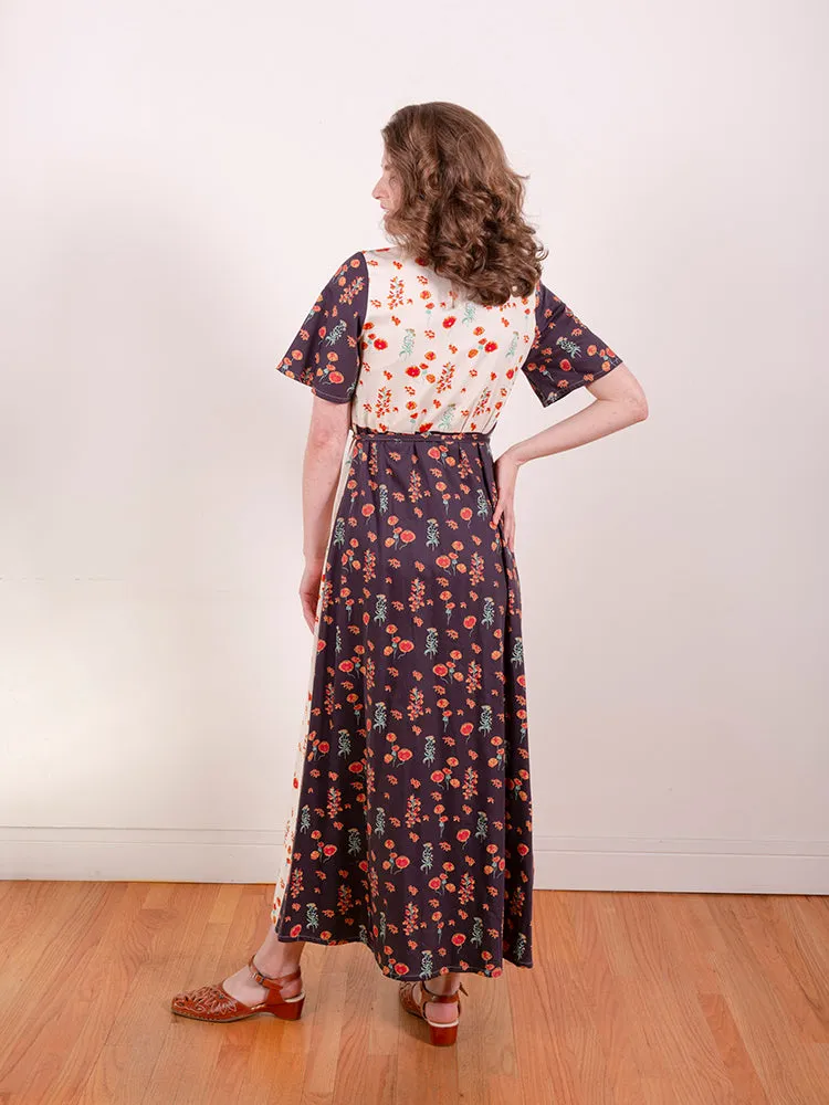 Brea Wrap Dress - Botanical Mix