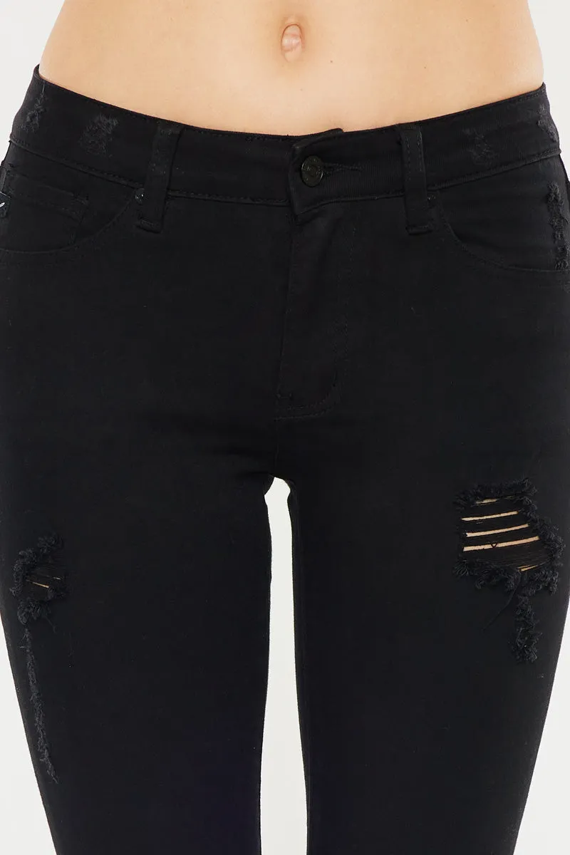 Brianna Mid Rise Ankle Skinny Jeans