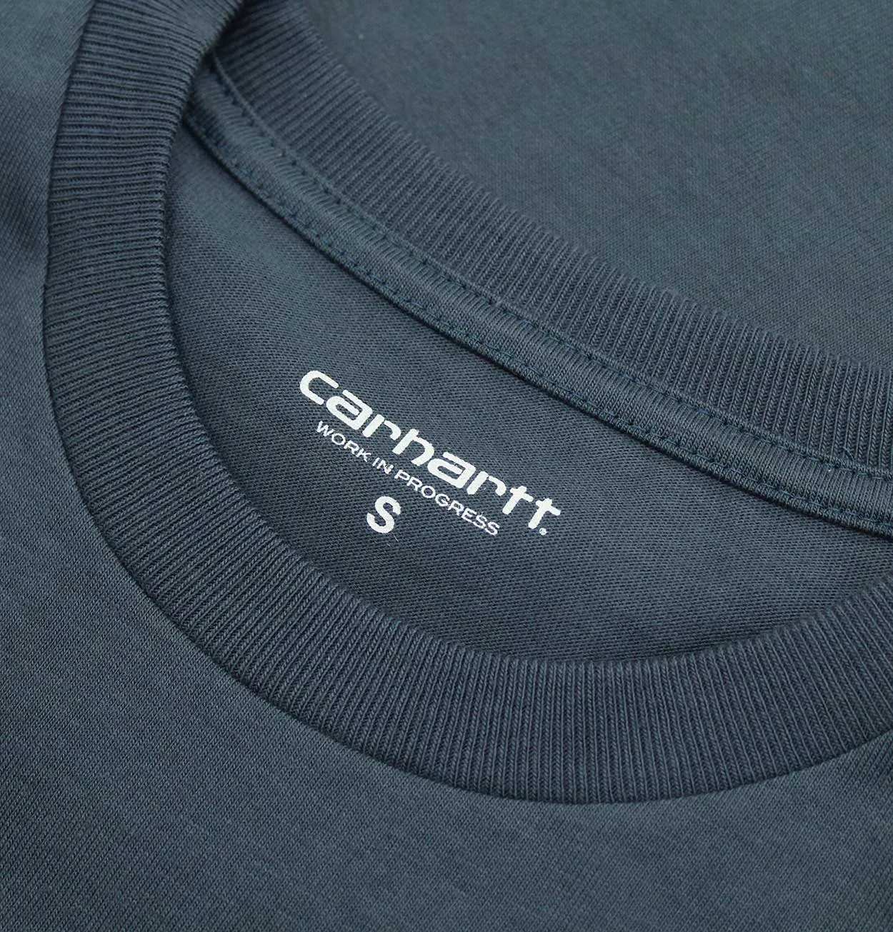 Carhartt WIP Chase T-Shirt in Stone Blue