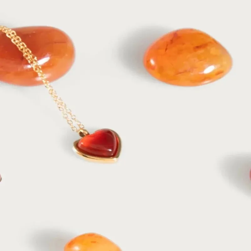 Carnelian Stone Necklace