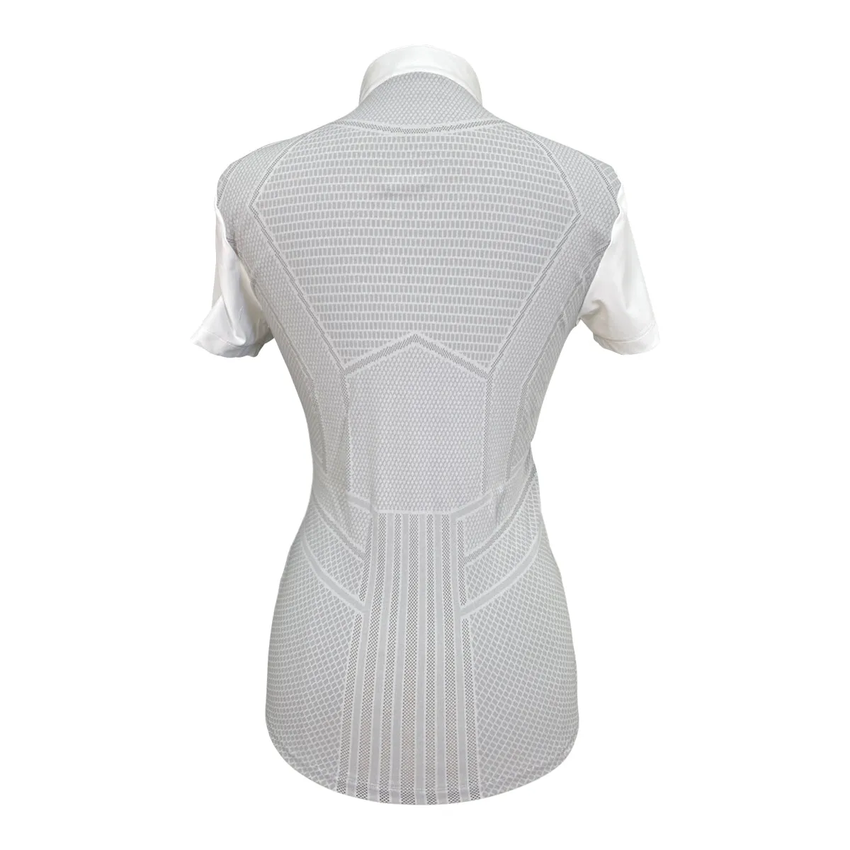 Cavalleria Toscana R-Evo Technical Knit Show Shirt in White - Women's Medium