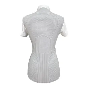 Cavalleria Toscana R-Evo Technical Knit Show Shirt in White - Women's Medium