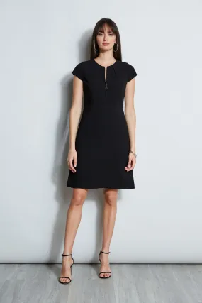 Chain Zip Dart Dress