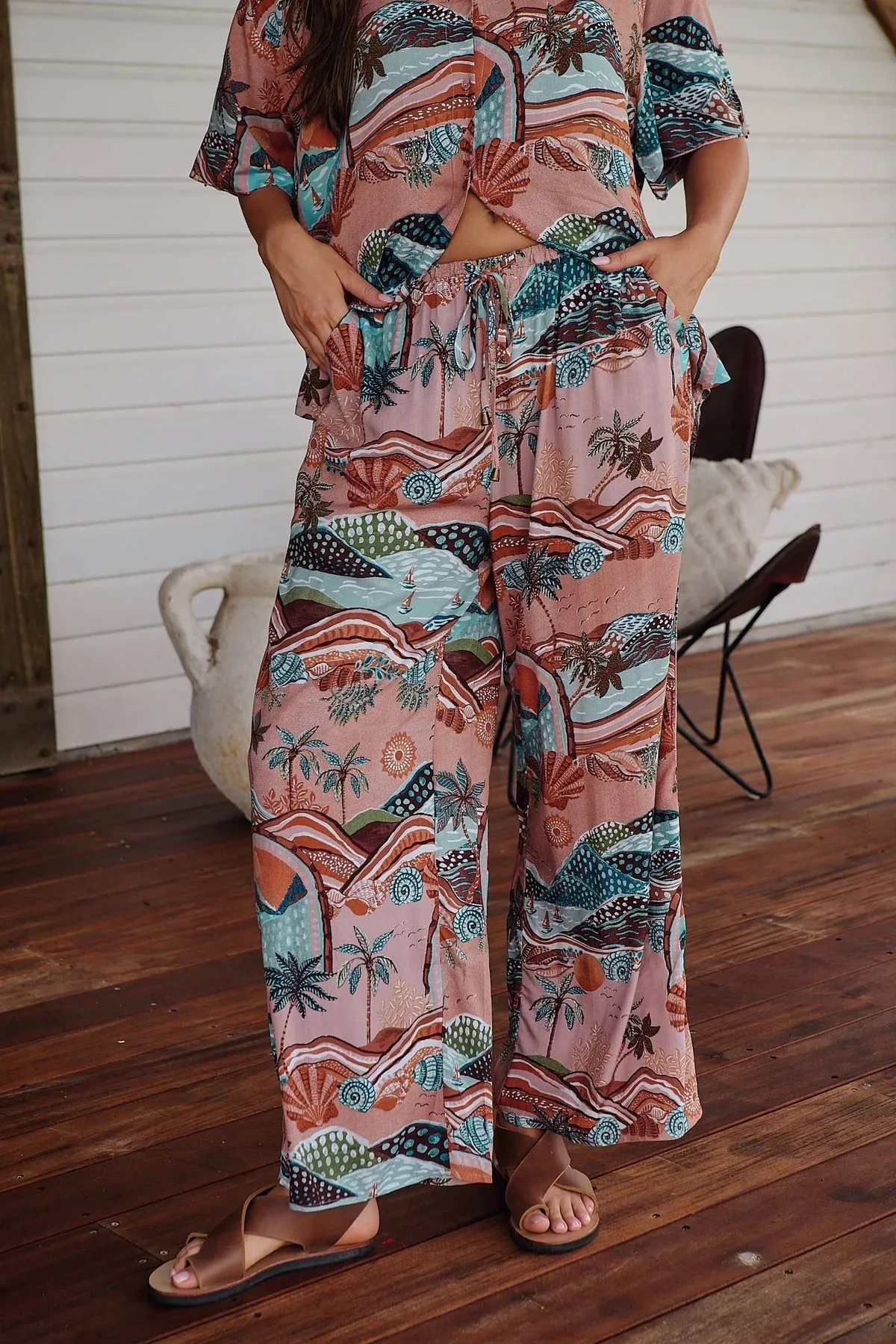 Cici Pants - Lakeside Serenity Collection