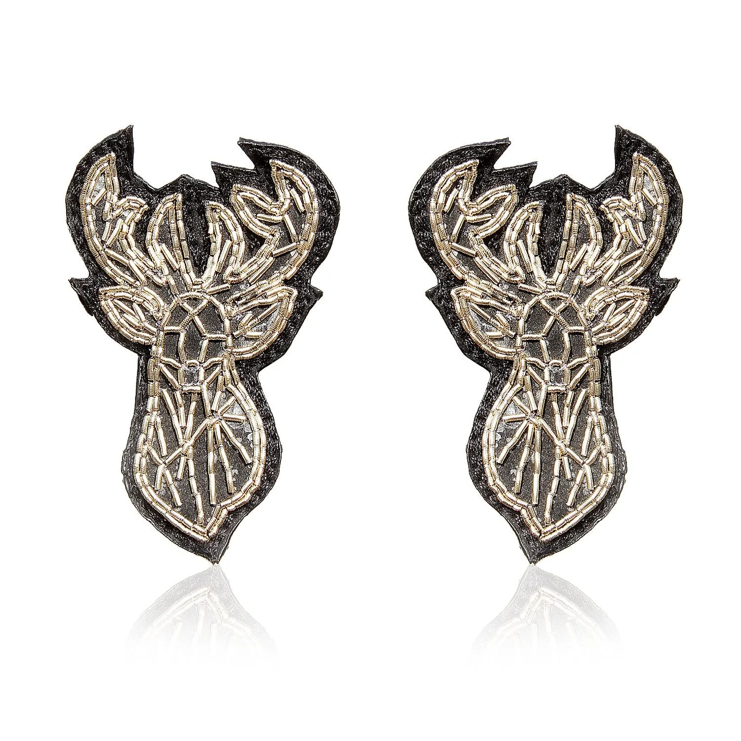 Deer Silver Zari Earring