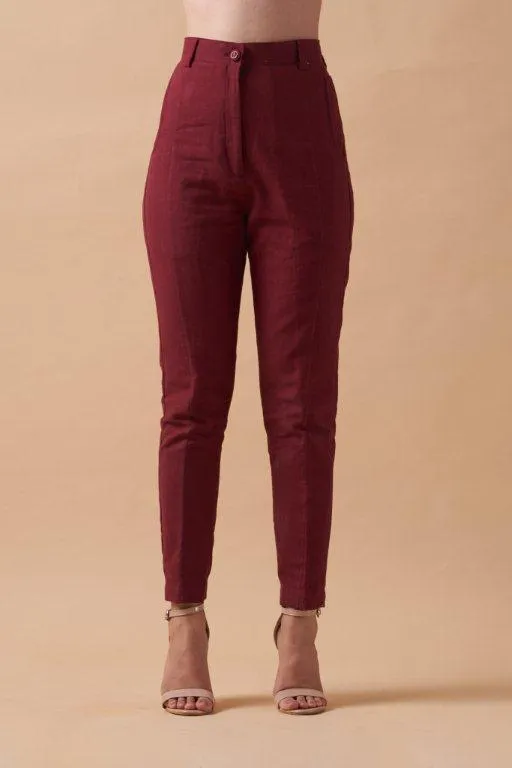 ELEMENTS OF EARTH PANTS - MERLOT