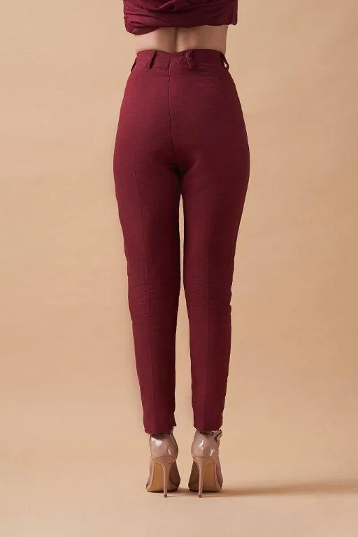 ELEMENTS OF EARTH PANTS - MERLOT