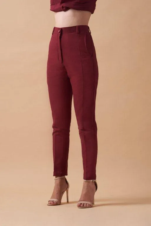 ELEMENTS OF EARTH PANTS - MERLOT