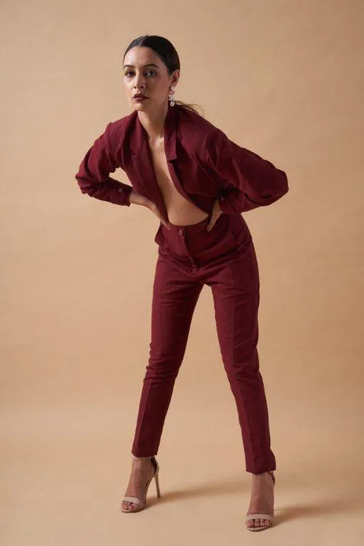 ELEMENTS OF EARTH PANTS - MERLOT