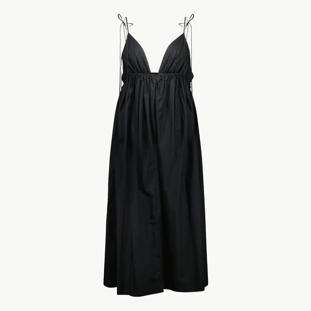 Esther Dress - Black Poplin