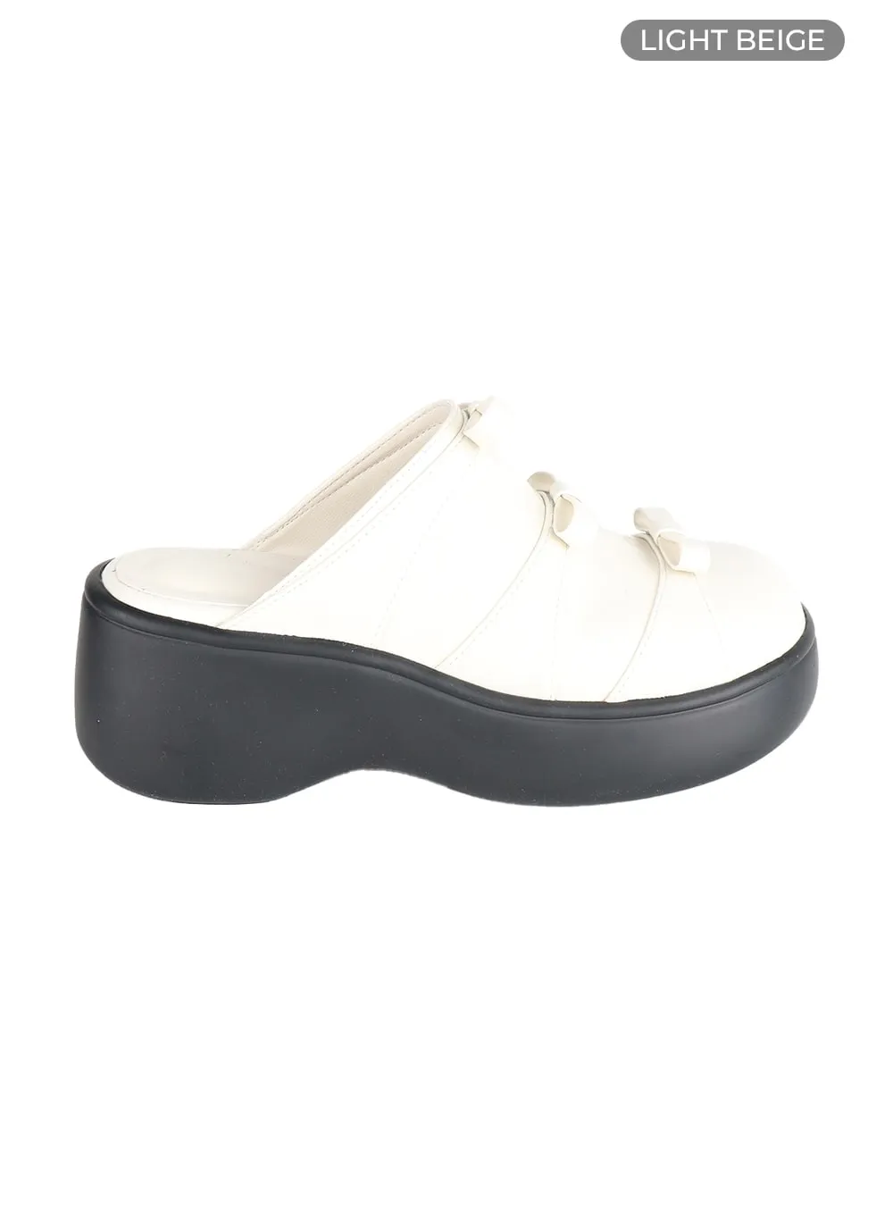 Faux Leather Mule Shoes CM411