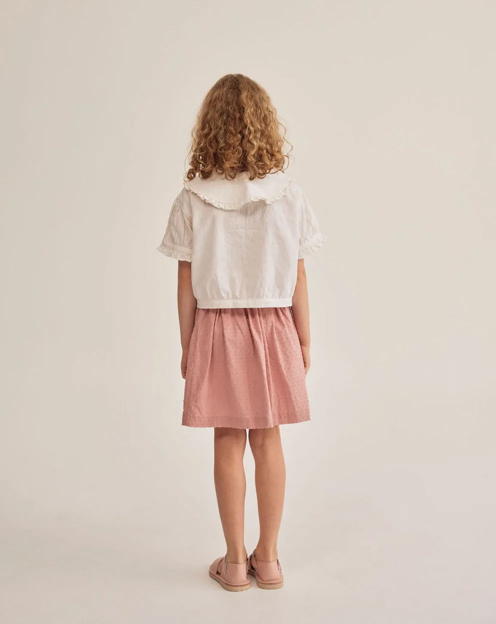 Fleur Skirt, Pink Polka