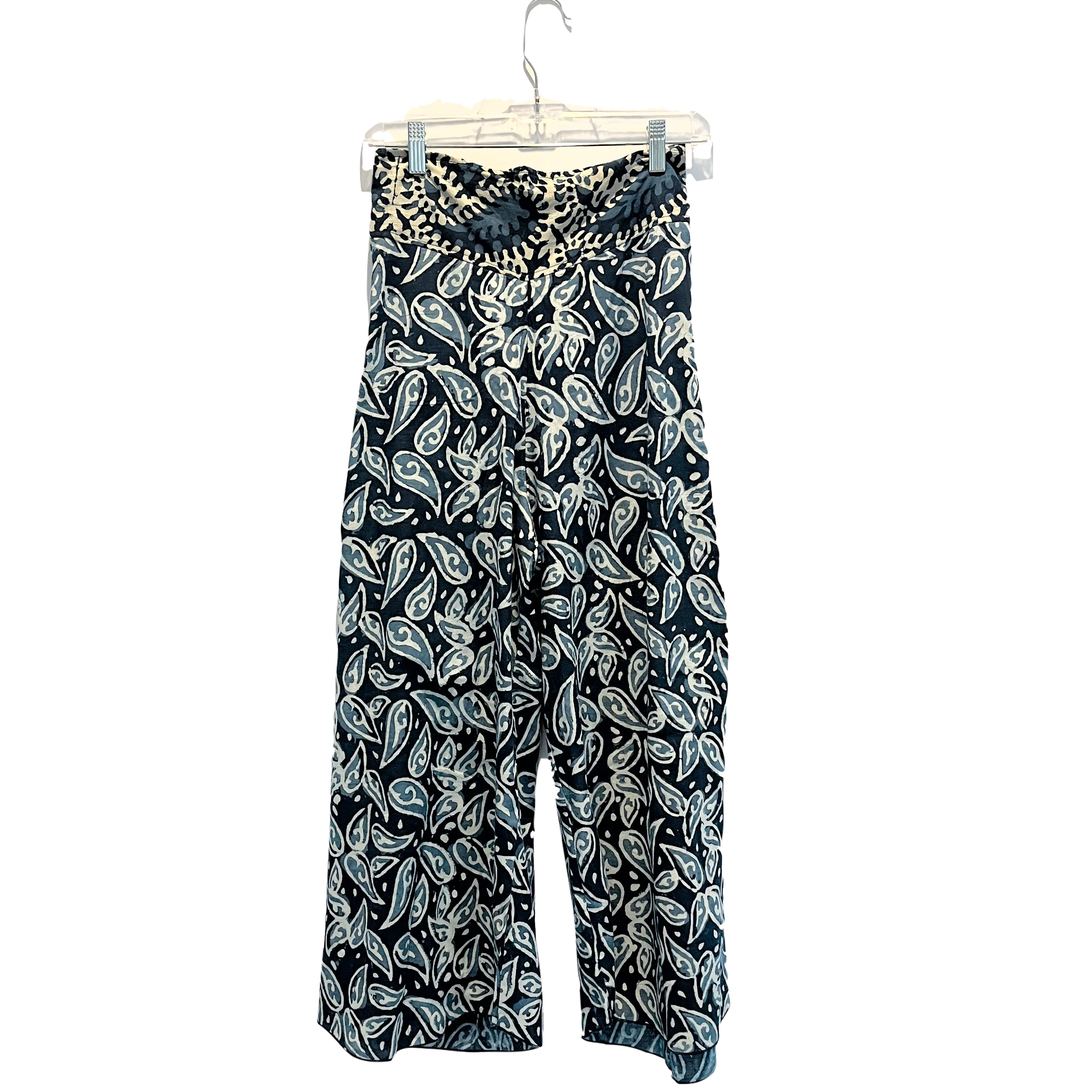 Flowing Wide Leg Pant - 100% Cotton Hand Block Printed