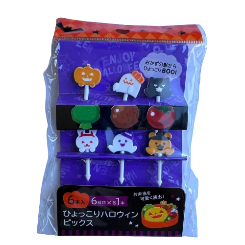 Halloween Faces Food Picks