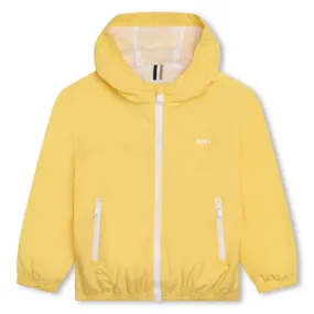 Hugo Boss Boys Hooded Windbreaker _Yellow J26495-528