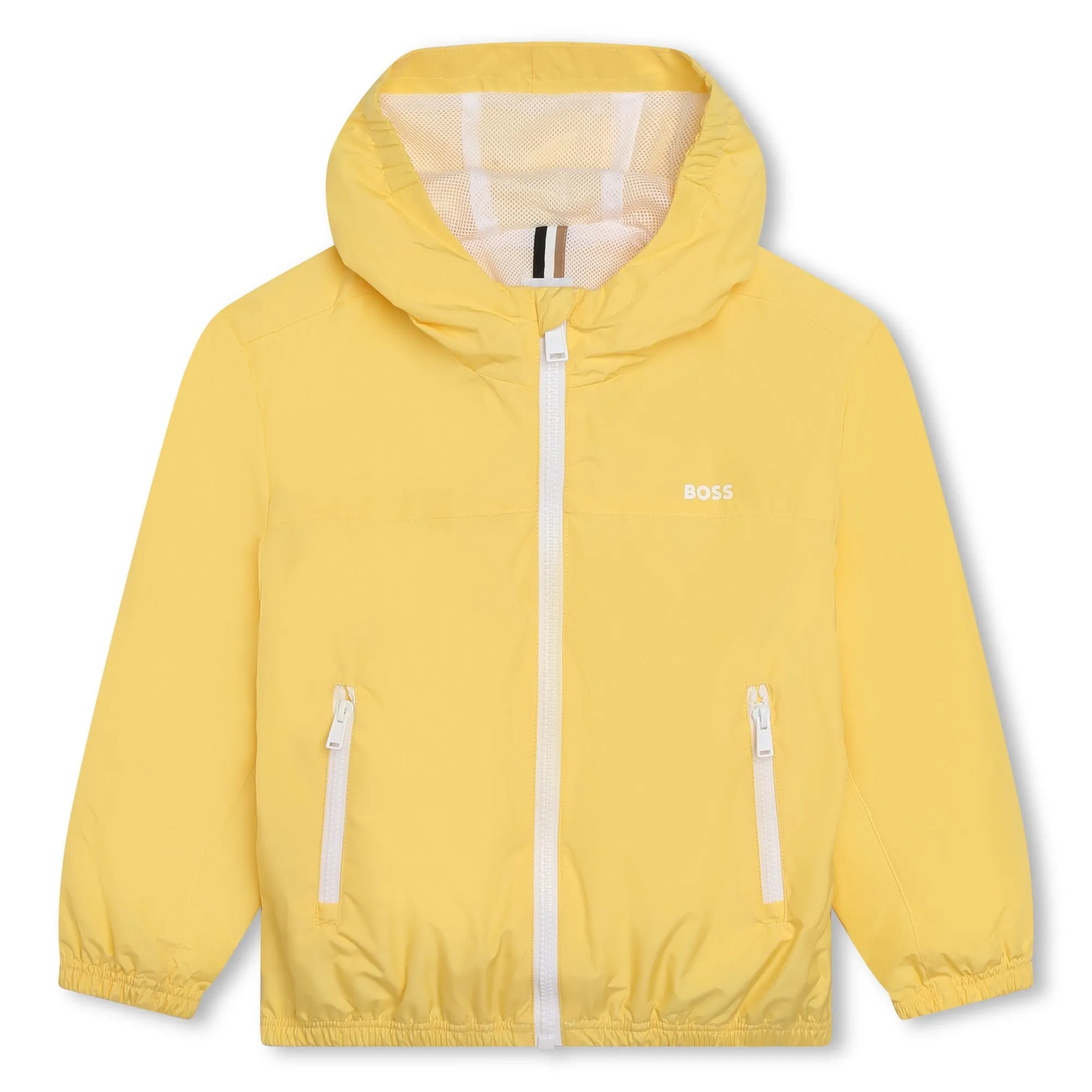 Hugo Boss Boys Hooded Windbreaker _Yellow J26495-528