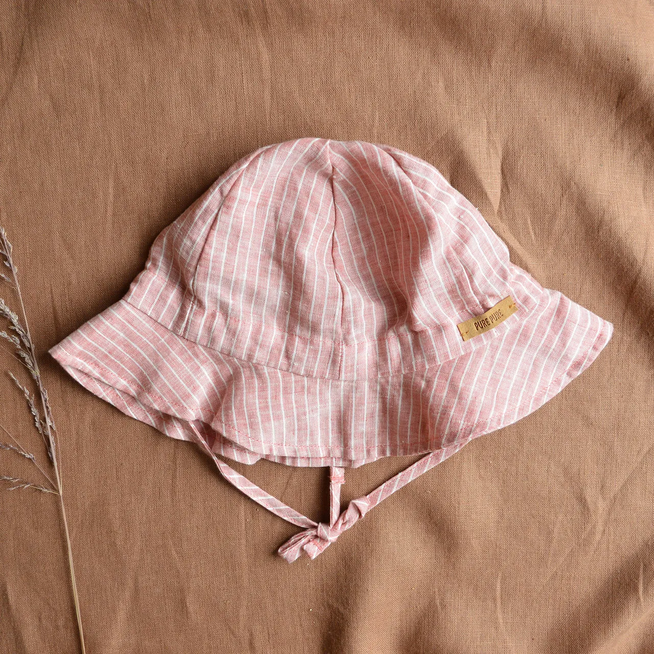 Linen Sun Hat - Stripes (Baby-Kinder)