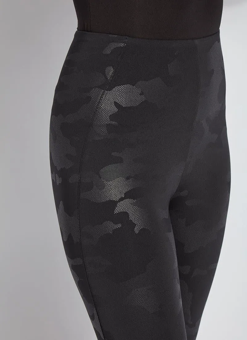 Lysse Matilda Black Foil Camo Print Leggings