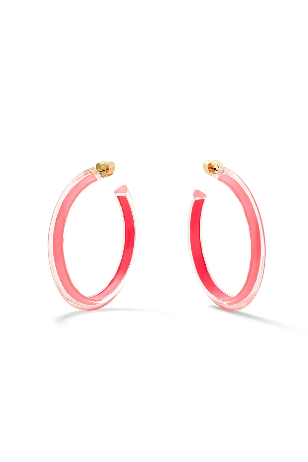 Medium Lucite Jelly Hoop? Earrings