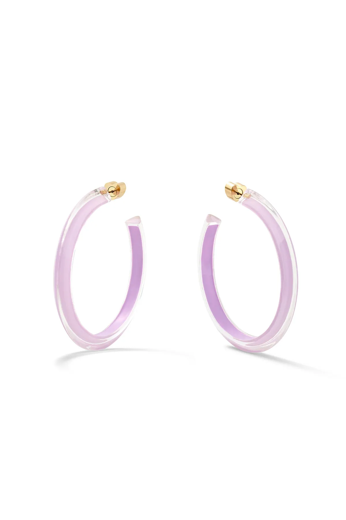 Medium Lucite Jelly Hoop? Earrings