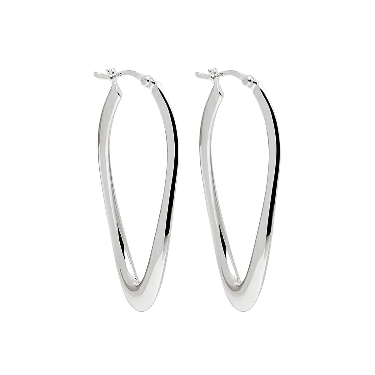 Najo Basta Silver Hoop Earring