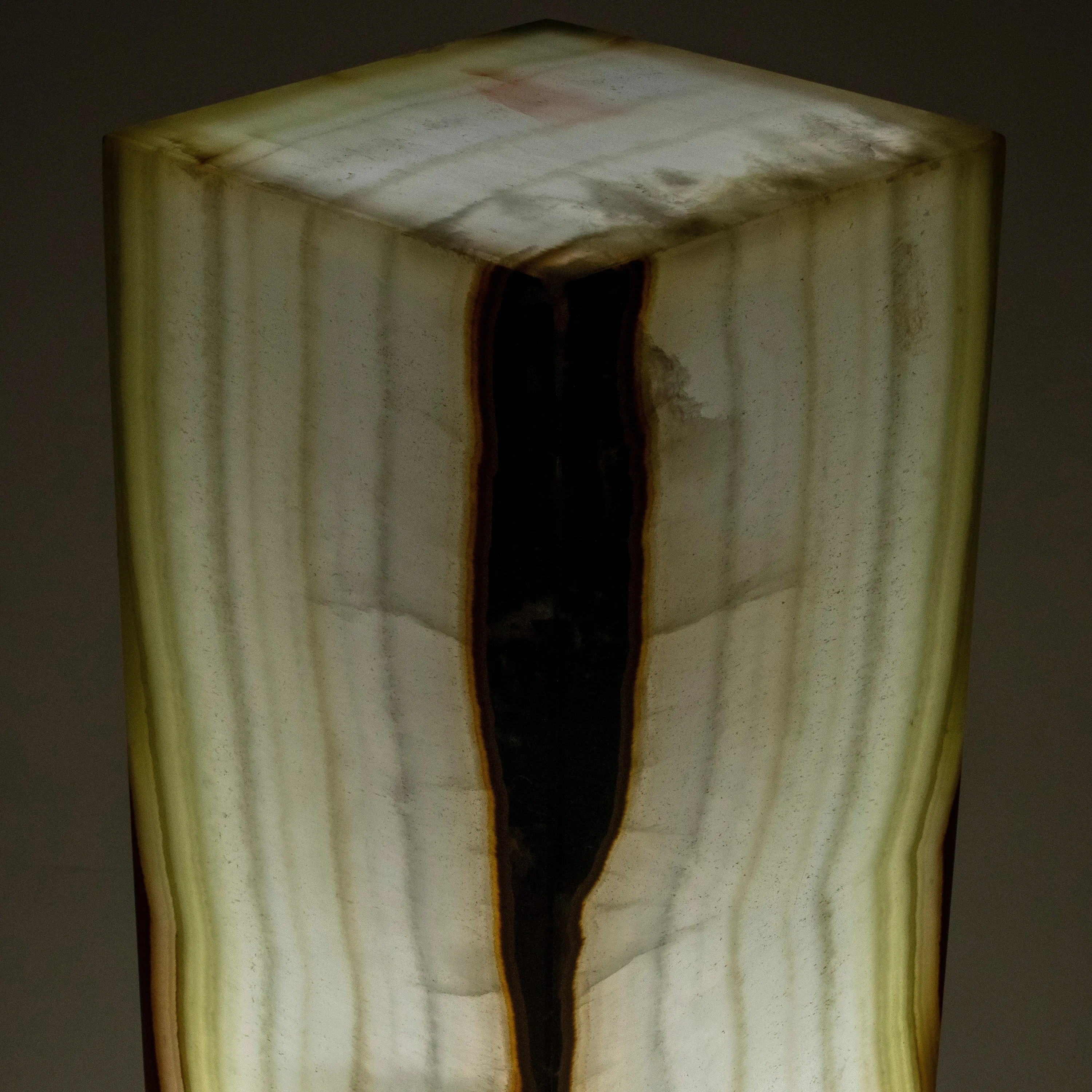 Natural Onyx Lamp Light Tower - 16