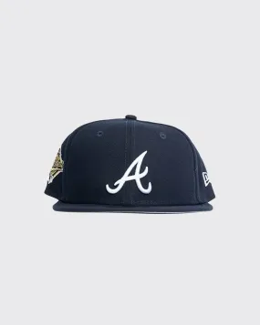 new era 5950 atlanta braves side patch fitted 60188224R