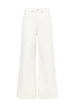 Proenza Schouler White Label Sadie Denim Pant - Parchment