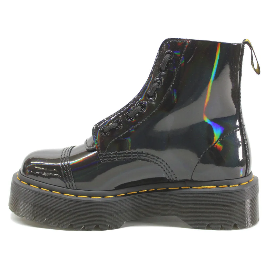 Sinclair Prism Rainbow Patent Lamper Leather Women's Platform Boots