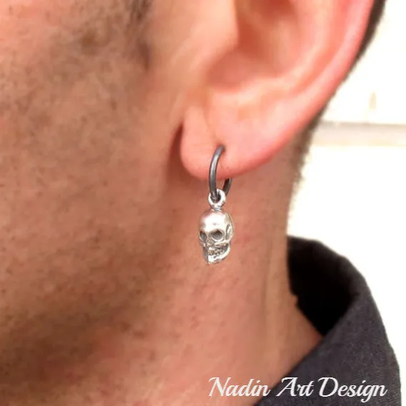 Skull Earring for Men