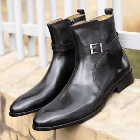 SPECTRA | Black Jodhpur Boots