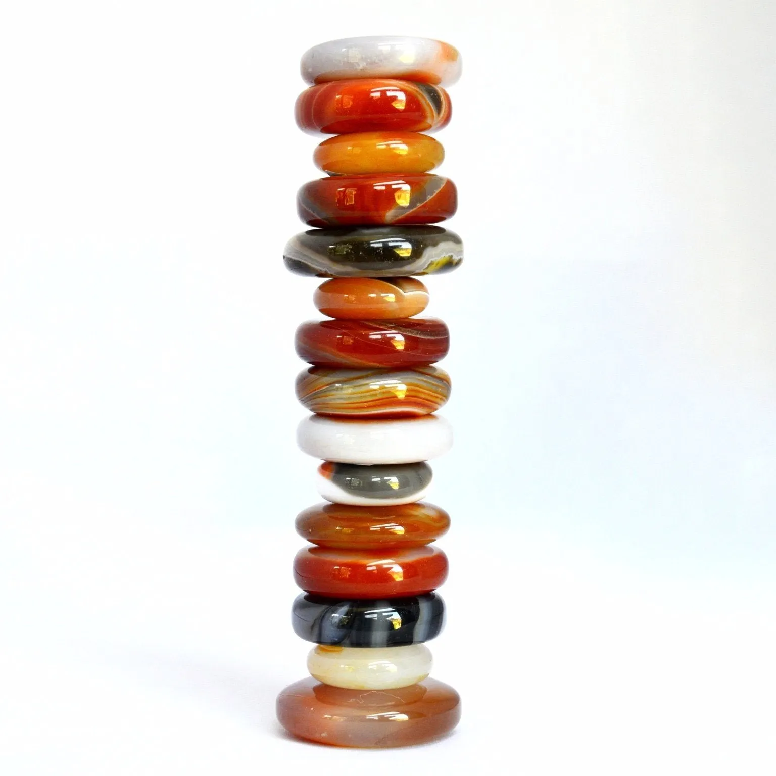 Spotted Carnelian Stacking Stone