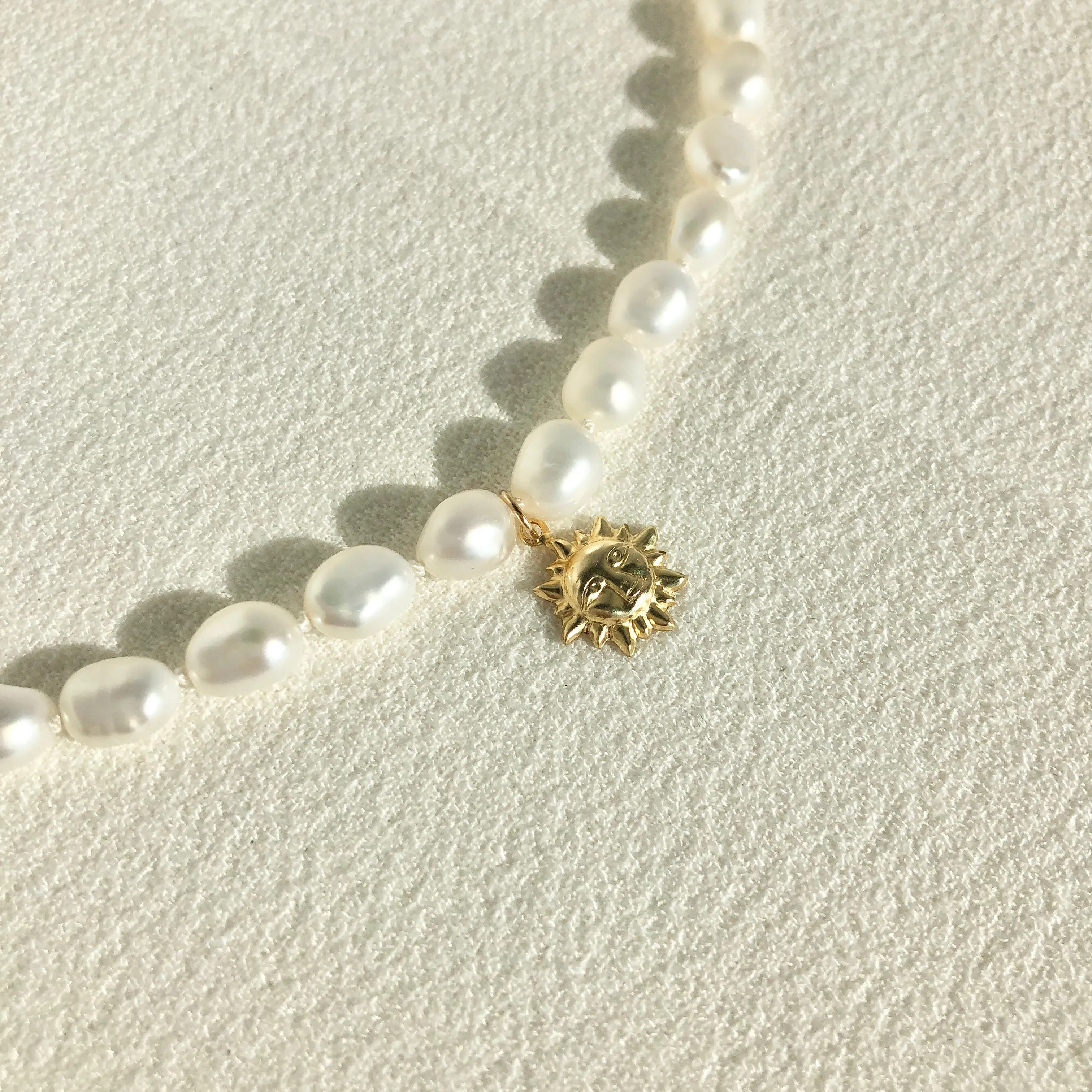 Sun Pearl Necklace