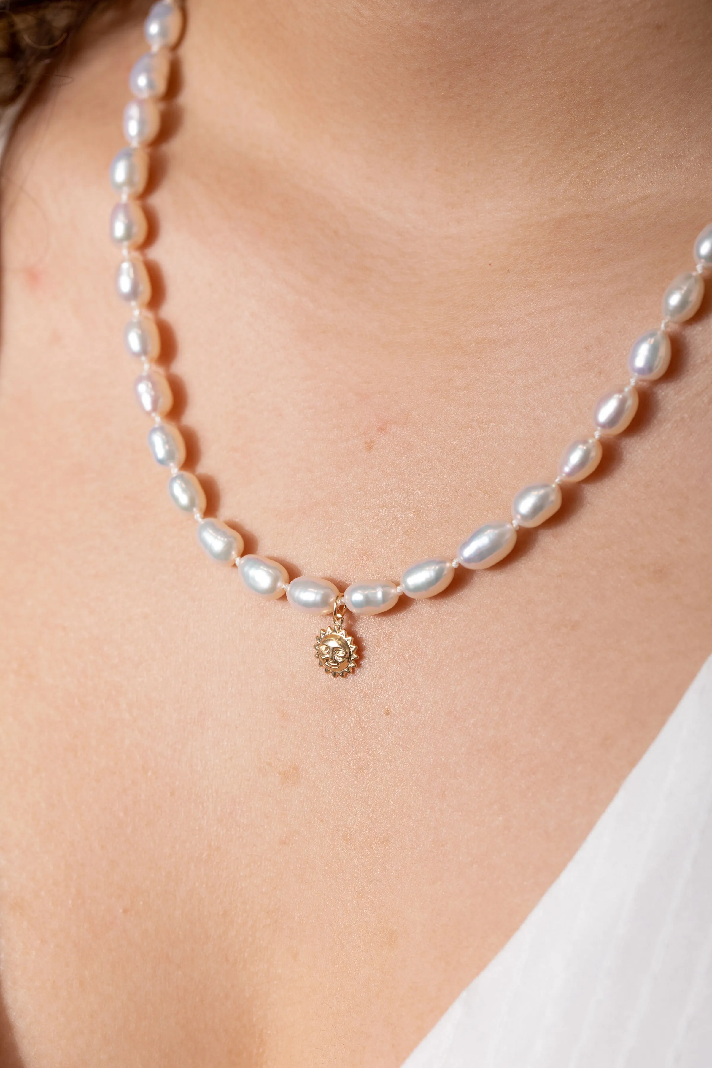 Sun Pearl Necklace