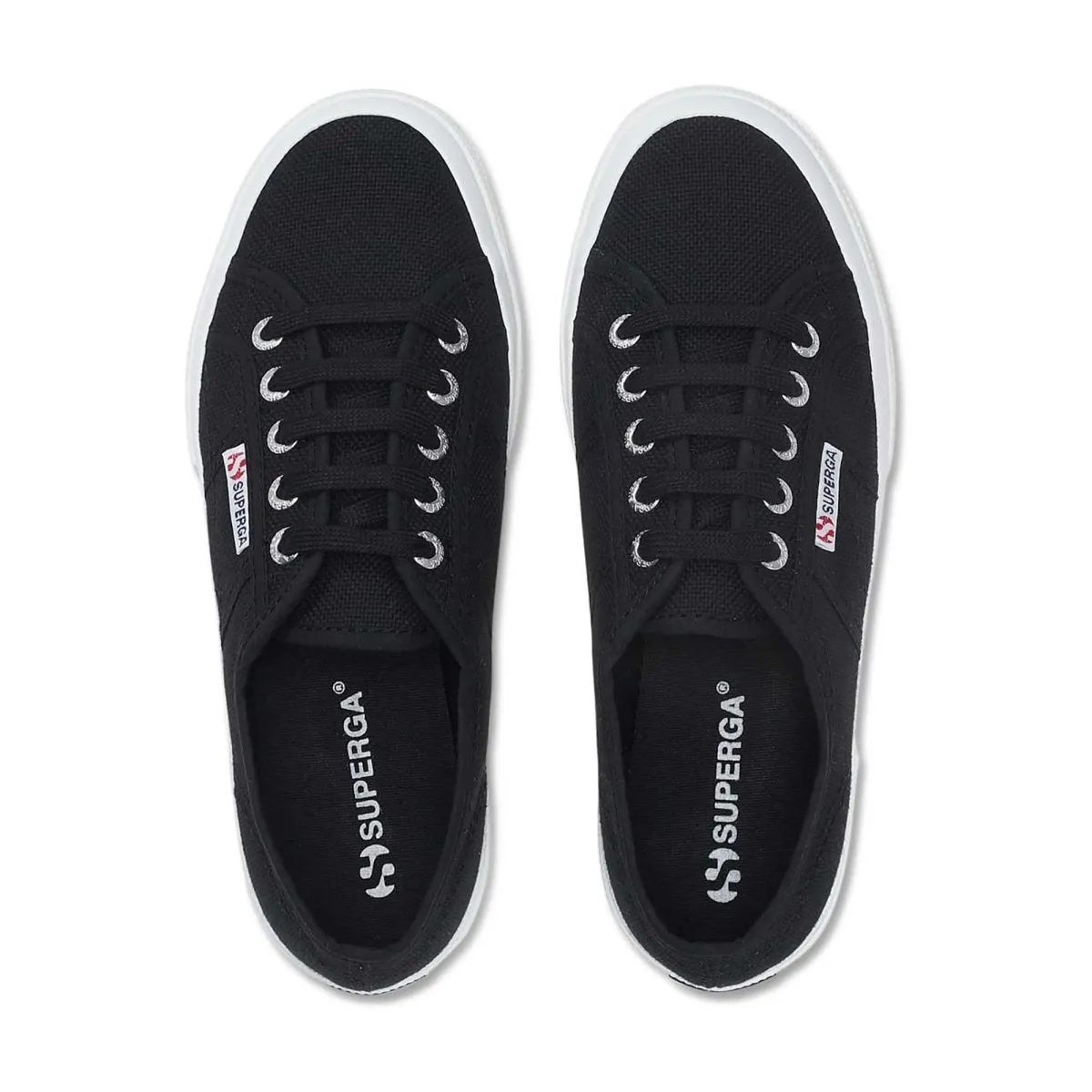 Superga Women's 2750 Black Canvas