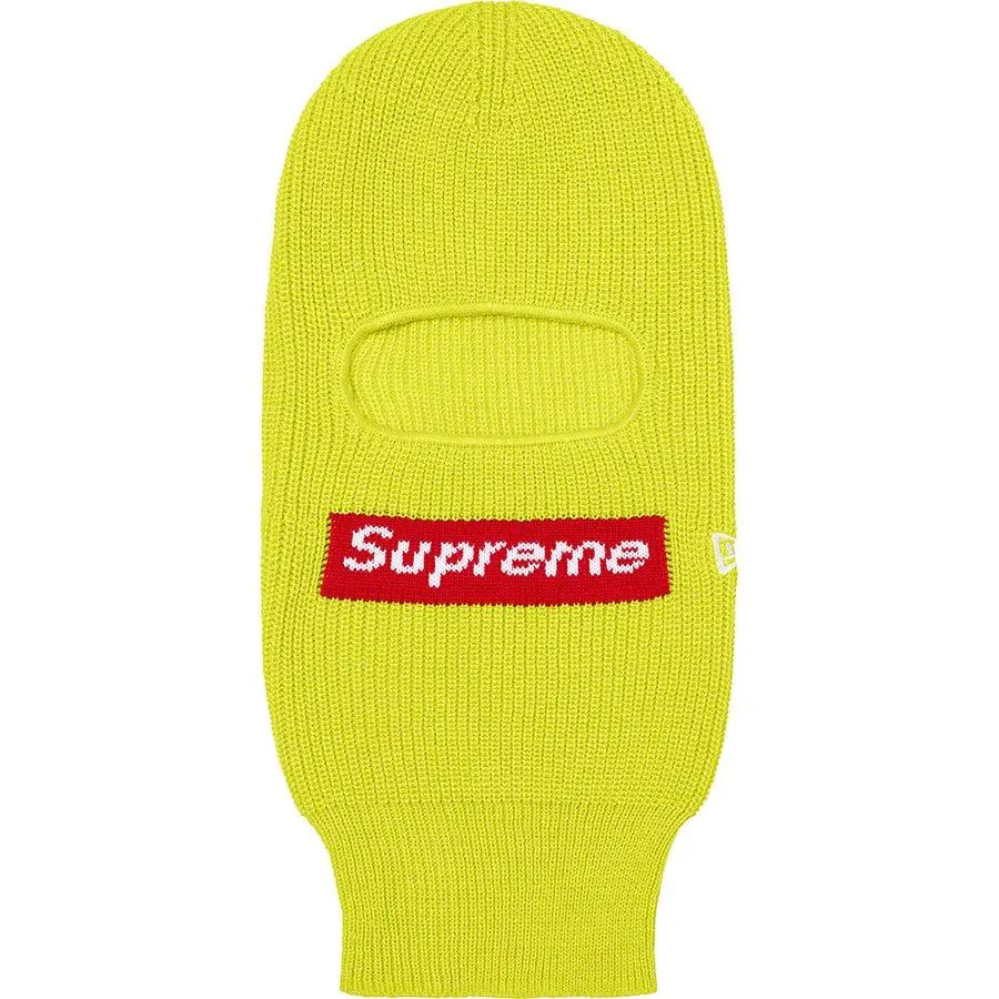 Supreme New Era Box Logo Balaclava (Yellow)