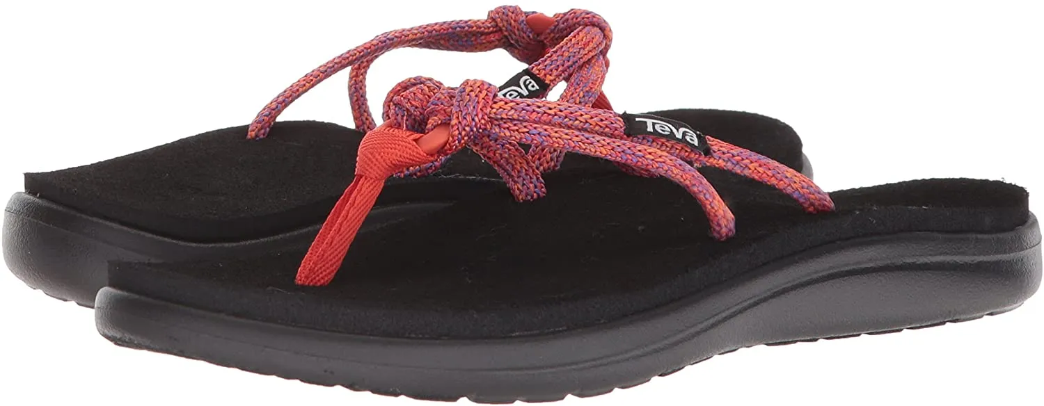 Teva Voya Tri Flip Pink / Purple Sandals - Women's