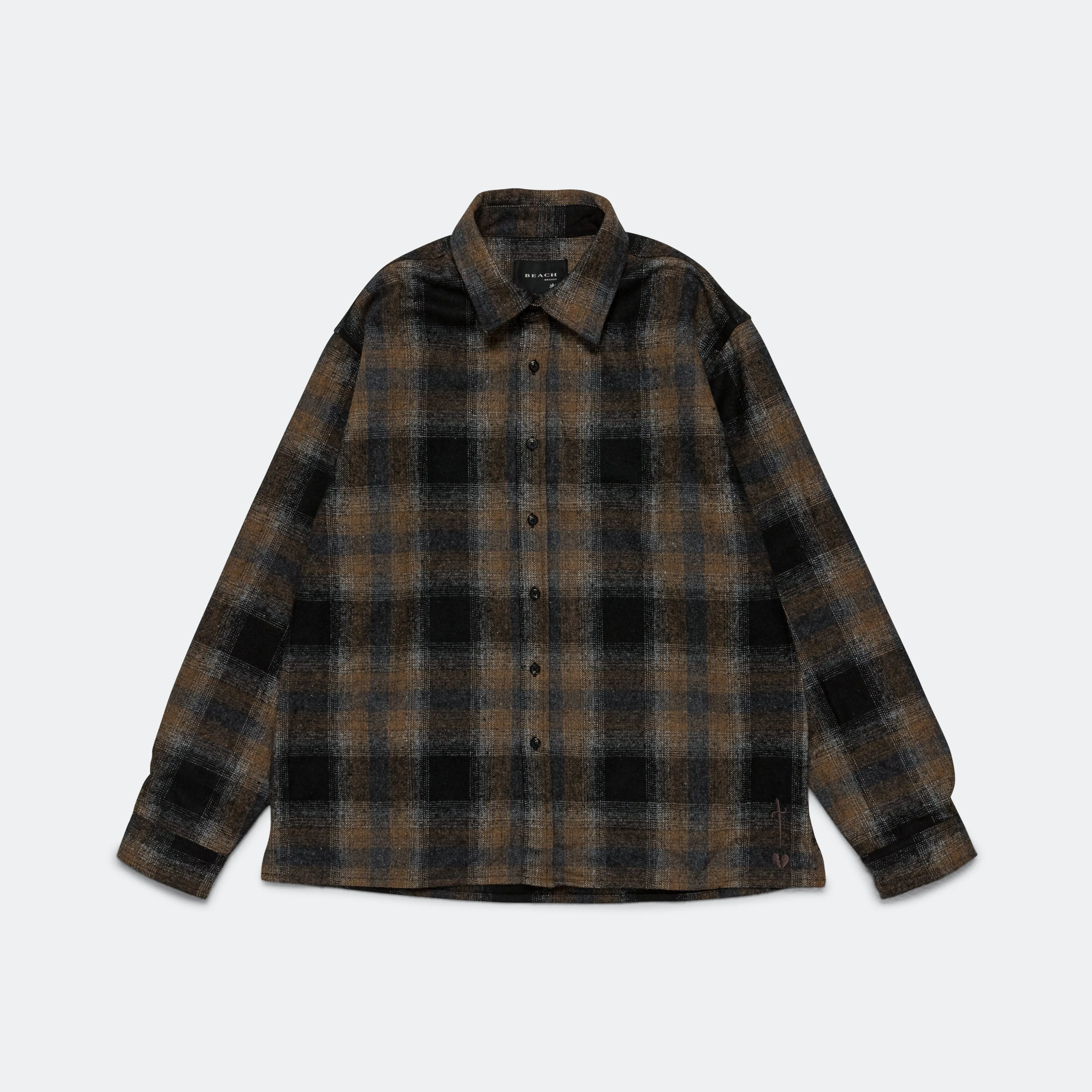 The BB Shirt - Black/Brown