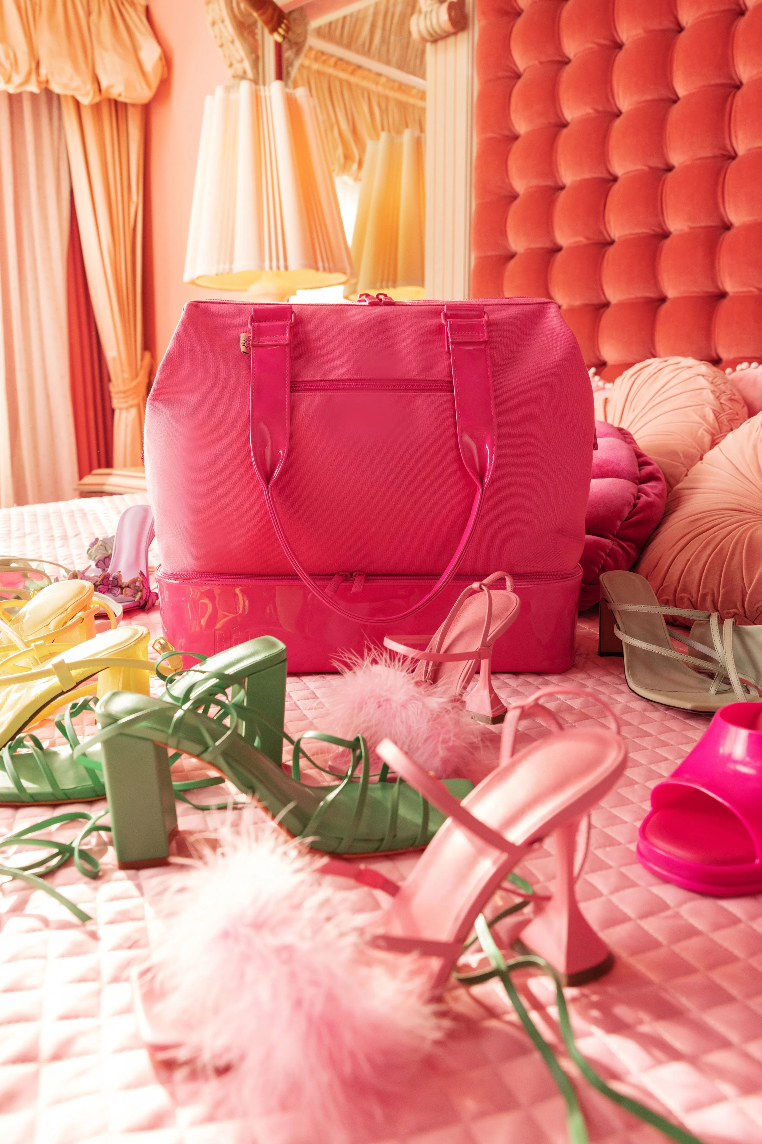 The Mini Weekender in Barbie Pink