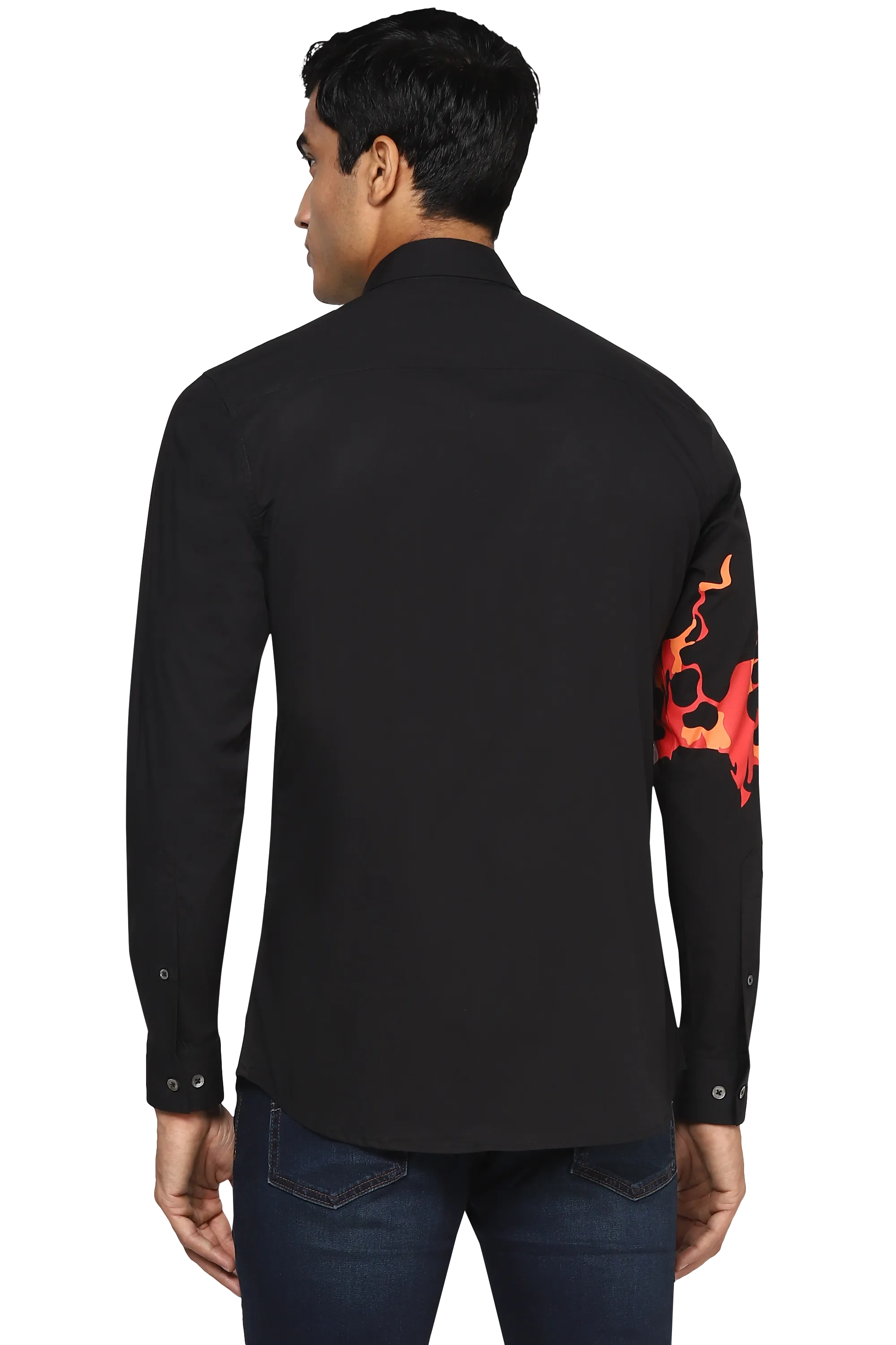 The Spit Fire Shirt in Black