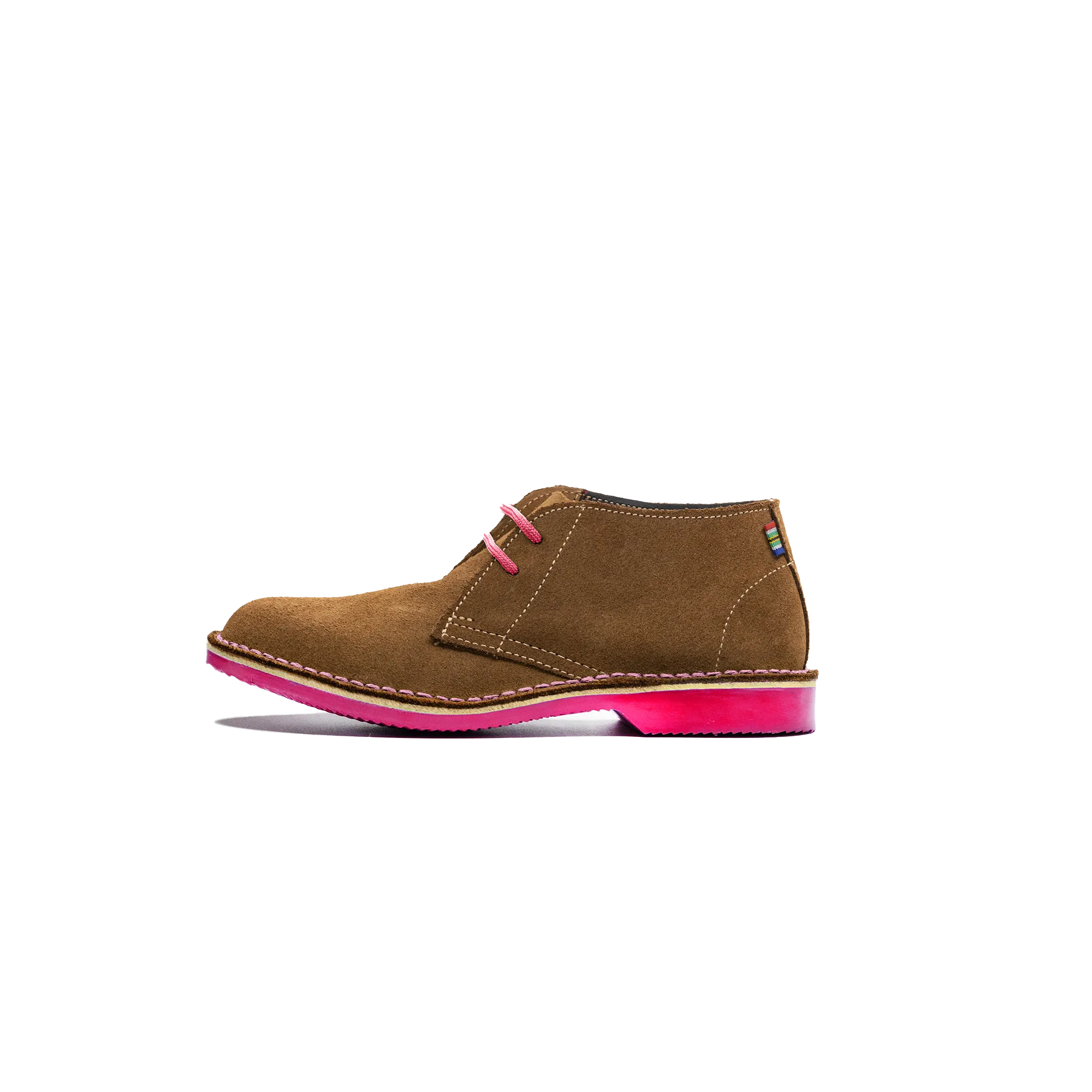 VELDSKOEN HERITAGE HADEDA (HOT PINK SOLE - LEATHER SHOE)