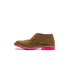 VELDSKOEN HERITAGE HADEDA (HOT PINK SOLE - LEATHER SHOE)