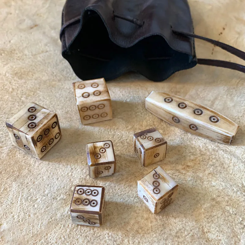 Viking Dice Game - Bone